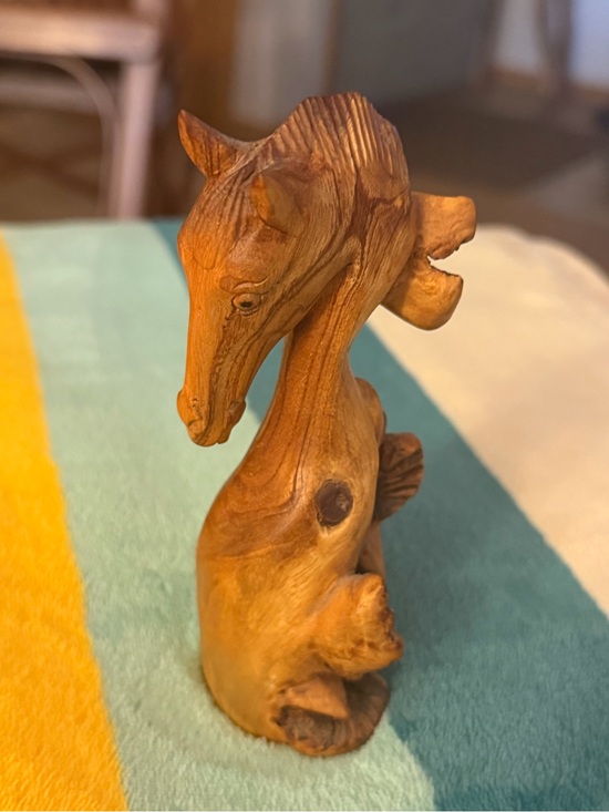 Other - Beautiful Hand-Carved Horse Bust From Wood Burl